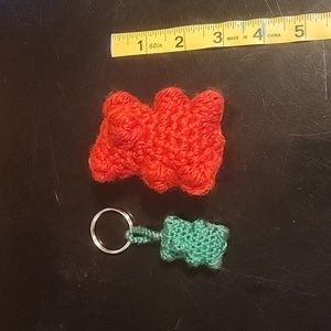 Crochet Gummy Bears - Keychain and Stuffed Animal